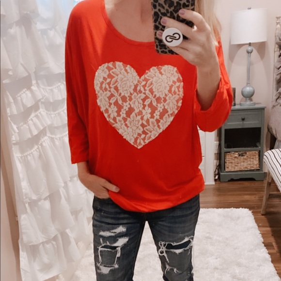Red Heart Graphic Tee